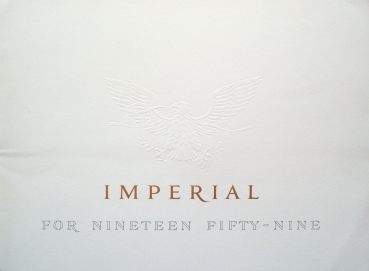 Chrysler Imperial Modelprogram 1959 Carbrochure with original envelope (4014)